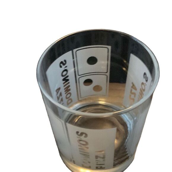 Vintage Domino’s Pizza Whiskey Glass A Timeless Addition to Your Home Bar - Picture 3 of 9